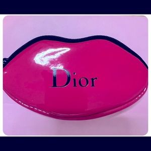 Dior 100 percent Authentic coin purse. Red Patton leather